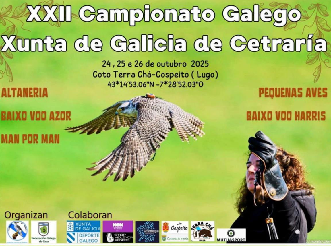 Foto noticia FIN DE SEMANA COMPLETO: CAMPIONATO GALEGO DE CETRERÍA XUNTA DE GALICIA