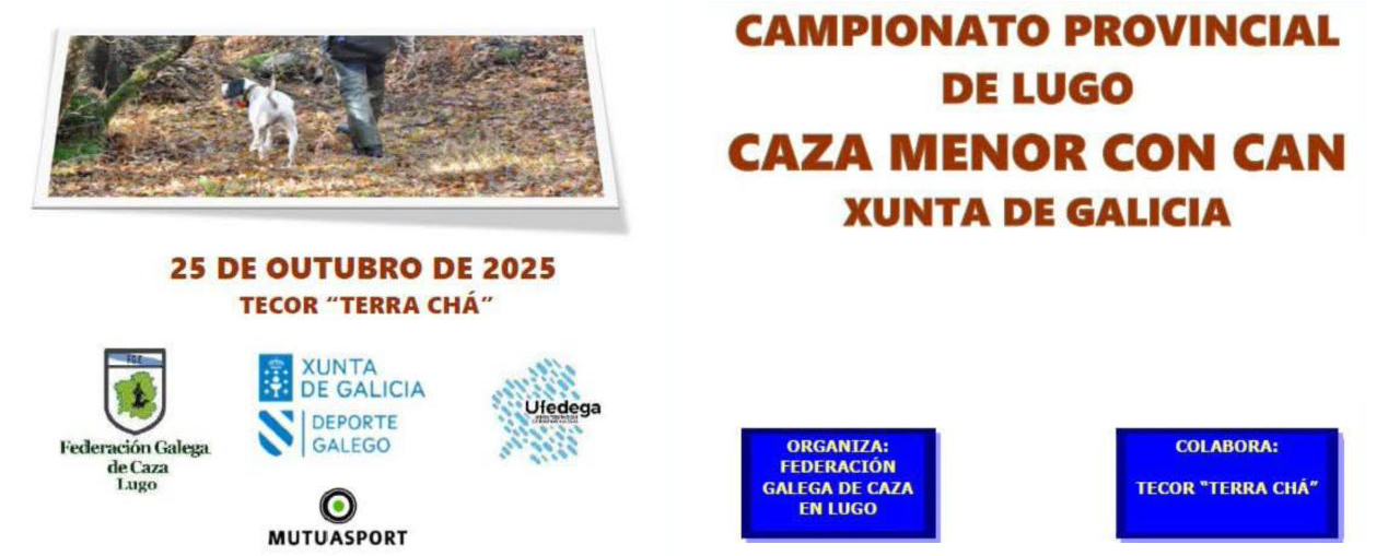 Foto noticia FIN DE SEMANA INTENSO NO TECOR TERRA CHÁ: CAZA, DEPORTE E PATRIMONIO CINEXÉTICO