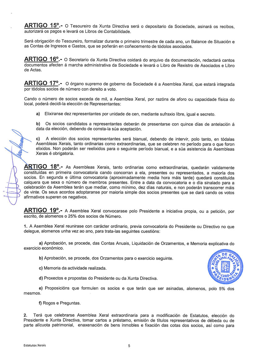 Estatutos folio 5