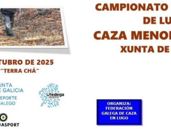 Imagen noticia FIN DE SEMANA INTENSO NO TECOR TERRA CHÁ: CAZA, DEPORTE E PATRIMONIO CINEXÉTICO